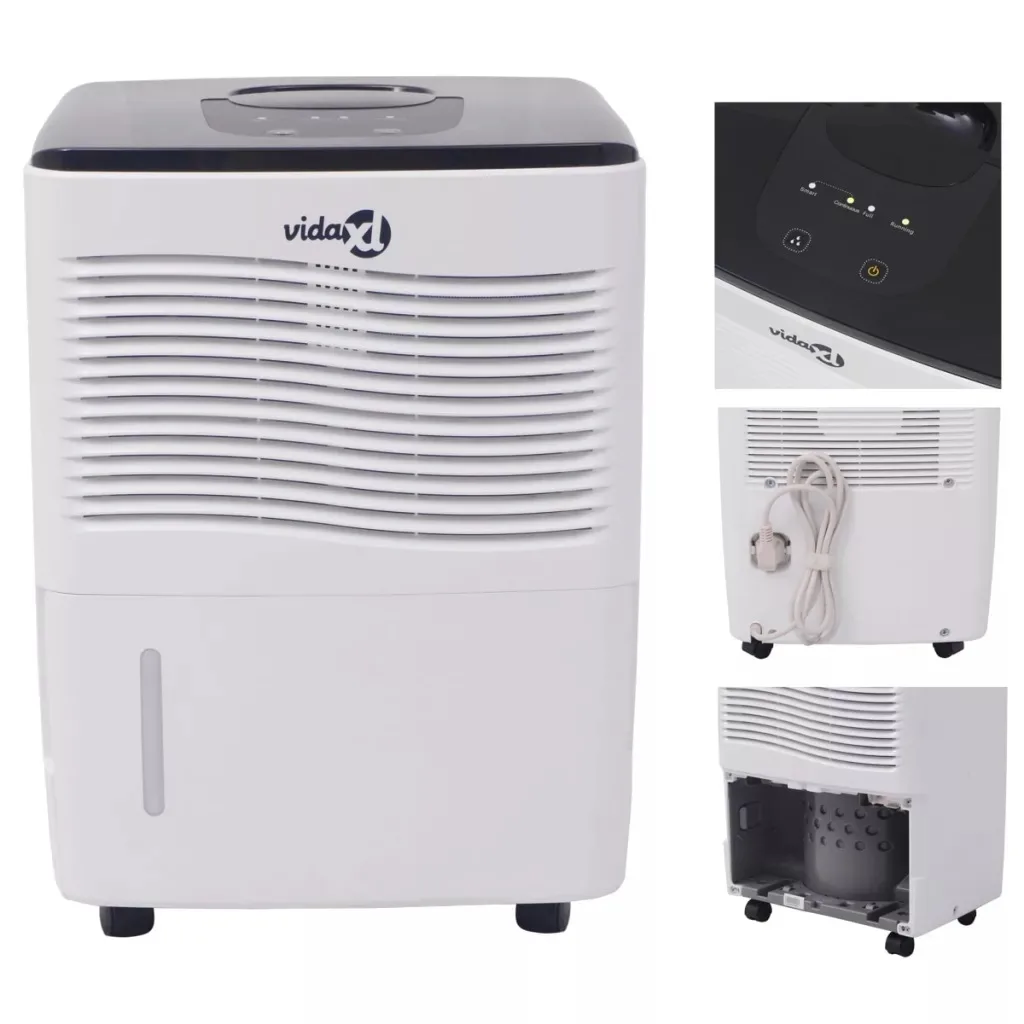 

12L 230W Dehumidifier Mini Portable Home Air Dryer Desiccant Moisture Absorber Low Noise Cabinet Dehumidifier Shut-Off Purifier