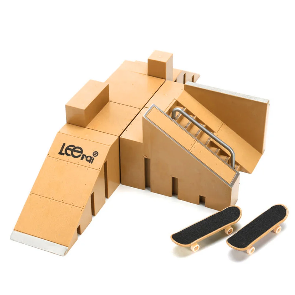 Скейтборд на палец рампы скейт набор в виде парка для пальцев доска конечный