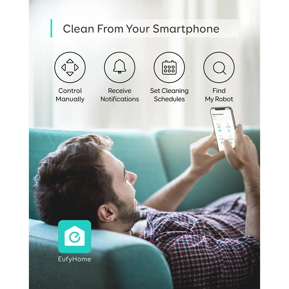 eufy [BoostIQ] RoboVac 15C,Wi-Fi,1300Pa Super-Thin,Quiet, Self-Charging Robot Vacuum Cleaner for Hard Floors&Medium-Pile Carpets