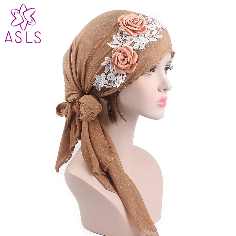 

New women ruffle headscarf Chemo Hat Turban Head Scarves Pre-Tied Headwear turban Bandana Tichel for Cancer Turbante