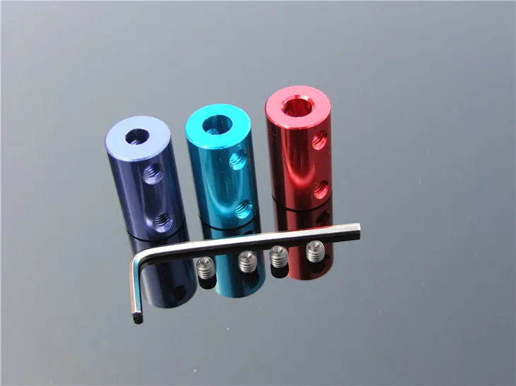 

1PCS SC013 Multi Color Specifications Aluminum Alloy Shaft Coupling Motor Power Transmission Parts Ship Model Coupling Model DIY