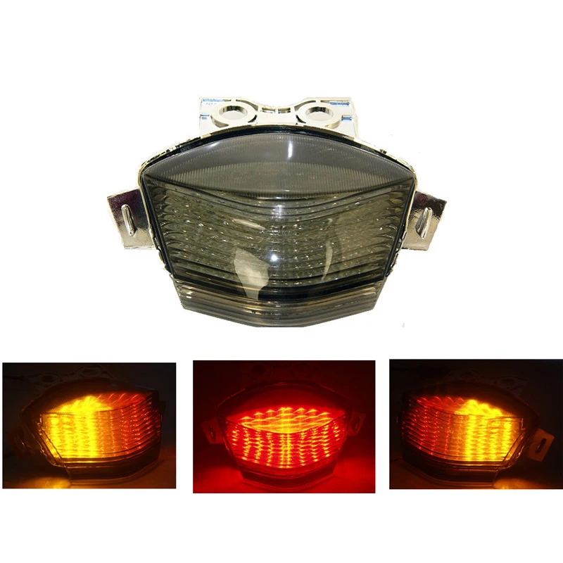 

waase For Kawasaki Ninja 650R EX650 ER6N ER6F ER 6N 6F 2006 2007 2008 Tail Light Brake Turn Signals Integrated LED Light