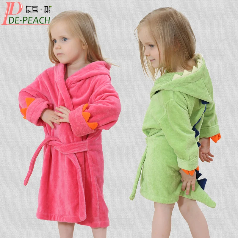 Hot Sale Hooded Cartoon Baby Towel Bath Robe Animal Modeling Baby