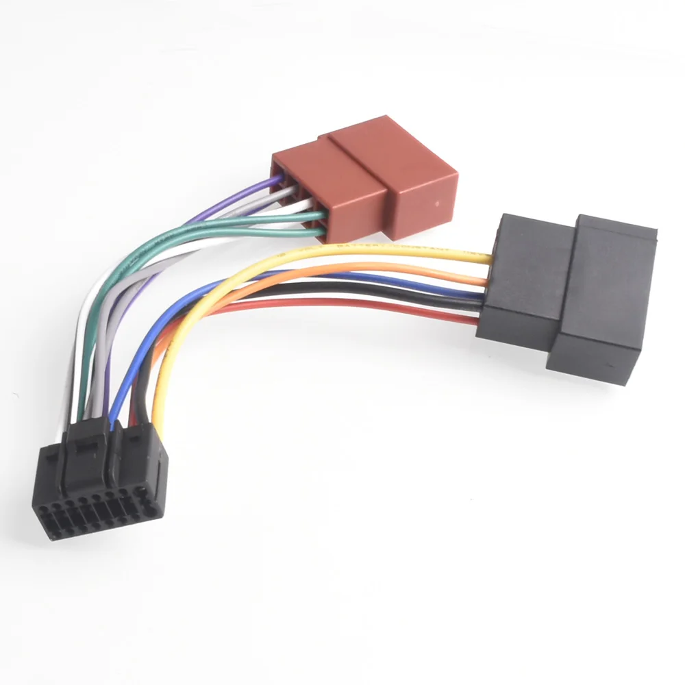 

16Pin Car Stereo Radio Harness ISO for KENWOOD Radio to ISO Radio Play Plug Auto Adapter Wiring Harness Connector