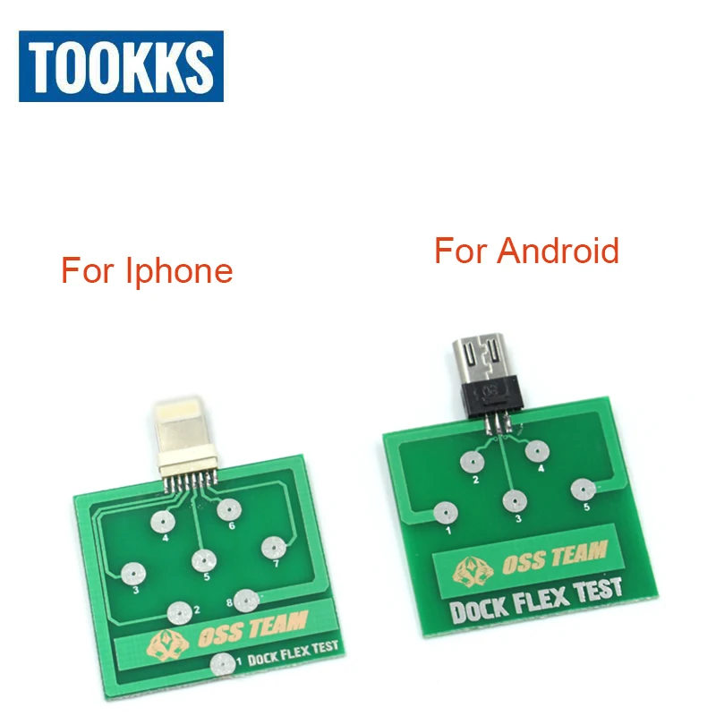 

Battery Power Charging Dock Flex Test Board For iPhone Samsung Android Phone U2 Battery Testing USB Chargiing Port Replacement