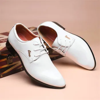

New formal men's wedding hair stylist business casual fashion classic simple men's leather shoes