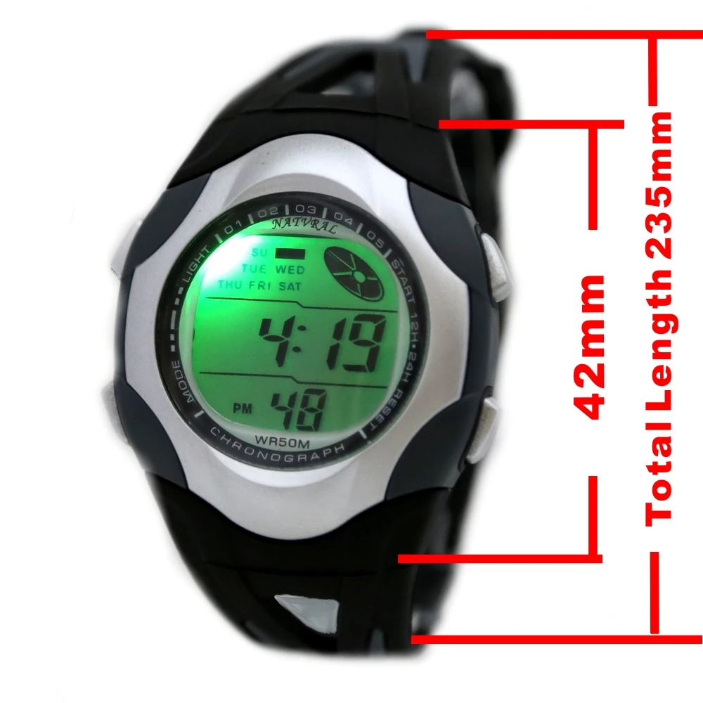 DW313L PNP Matt Silver Watchcase Water Resist Men 100% Tested 3ATM Digital Watch