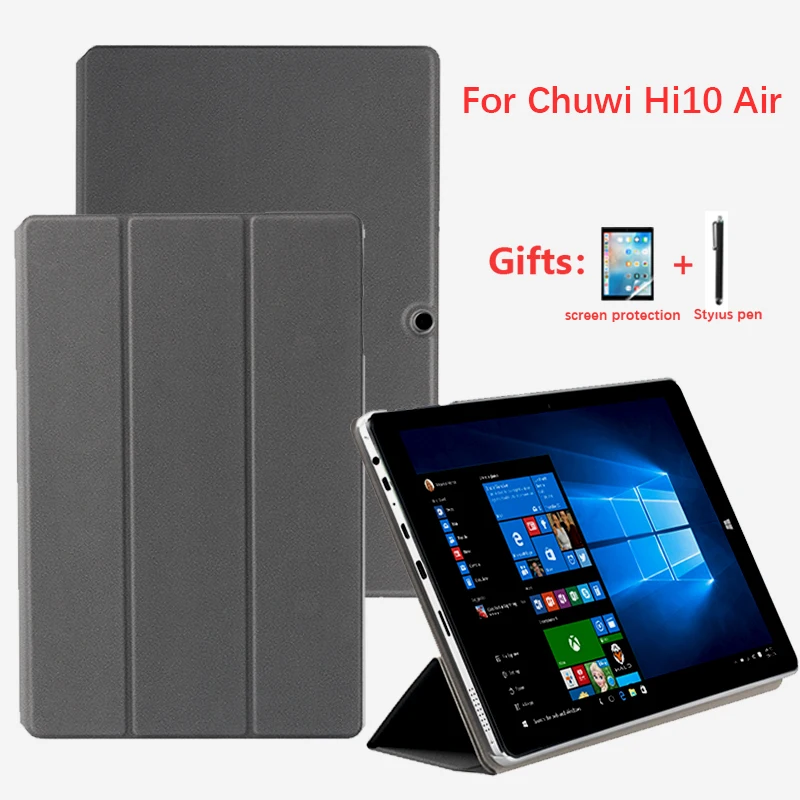 10,1 дюймовый чехол-подставка для CHUWI Hi10 Air/HiBook Pro/HiBook/Hi10 Pro Tablet PC+ пленка стилус