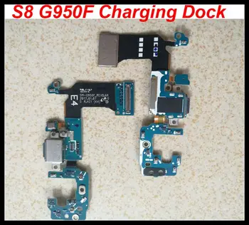 

S8 G950F Inner USB Connector flex cable for Samsung s8 g950f European version charger port cables + dock Assembled