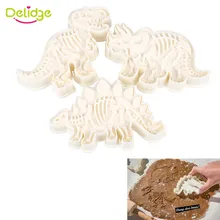 Baking Mould Decorating-Tools Biscuit Cookie-Cutter Dessert Fondant Cake Dinosaur-Shaped