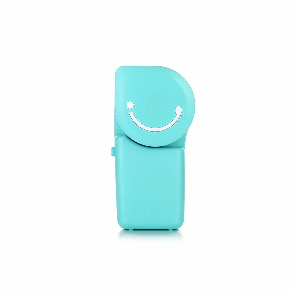 

Personal USB Rechargeable Mini Non Wind Leaf Fan Adjustable Hand-held Cooling Fan For Office Home with sponges and low noise
