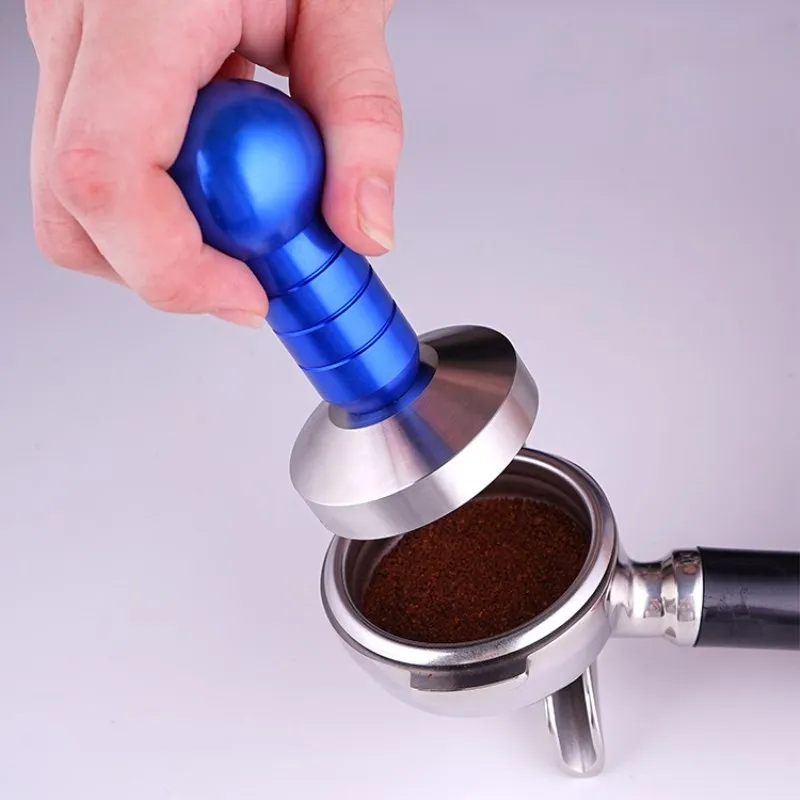 58 мм 3 цвета Нержавеющая сталь Кофе вскрытия Barista DIY эспрессо Кофе чайник Точильщик ручной работы для Кофе магазин