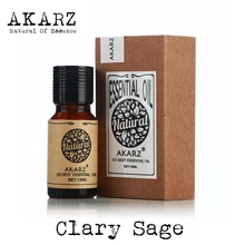 AKARZ znana marka natural Clary Sage Essential skóra olejowa efekt pielęgnacja olejek do włosów kontrola równowagi szałwia szałwia