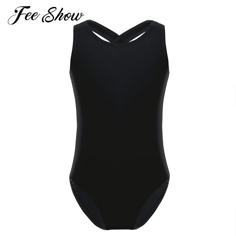 

Girls Ballerina Ballet Leotards for Girls Dancewear Sleeveless Tank Ballet Dress Gymnastics Leotard Dance Costume with Lace Back