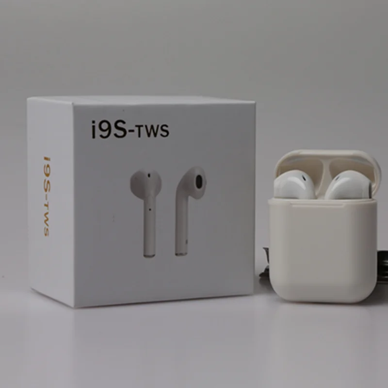 I9S TWS наушники беспроводные портативные Bluetooth гарнитуры невидимые мини для IPhone X 8 7