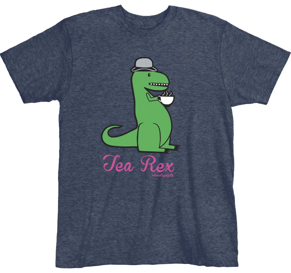 

David and Goliath Mens T-shirt - Tea Rex Newest 2019 Men T-Shirt Fashion top tee Casual Man Tees Mens Tops