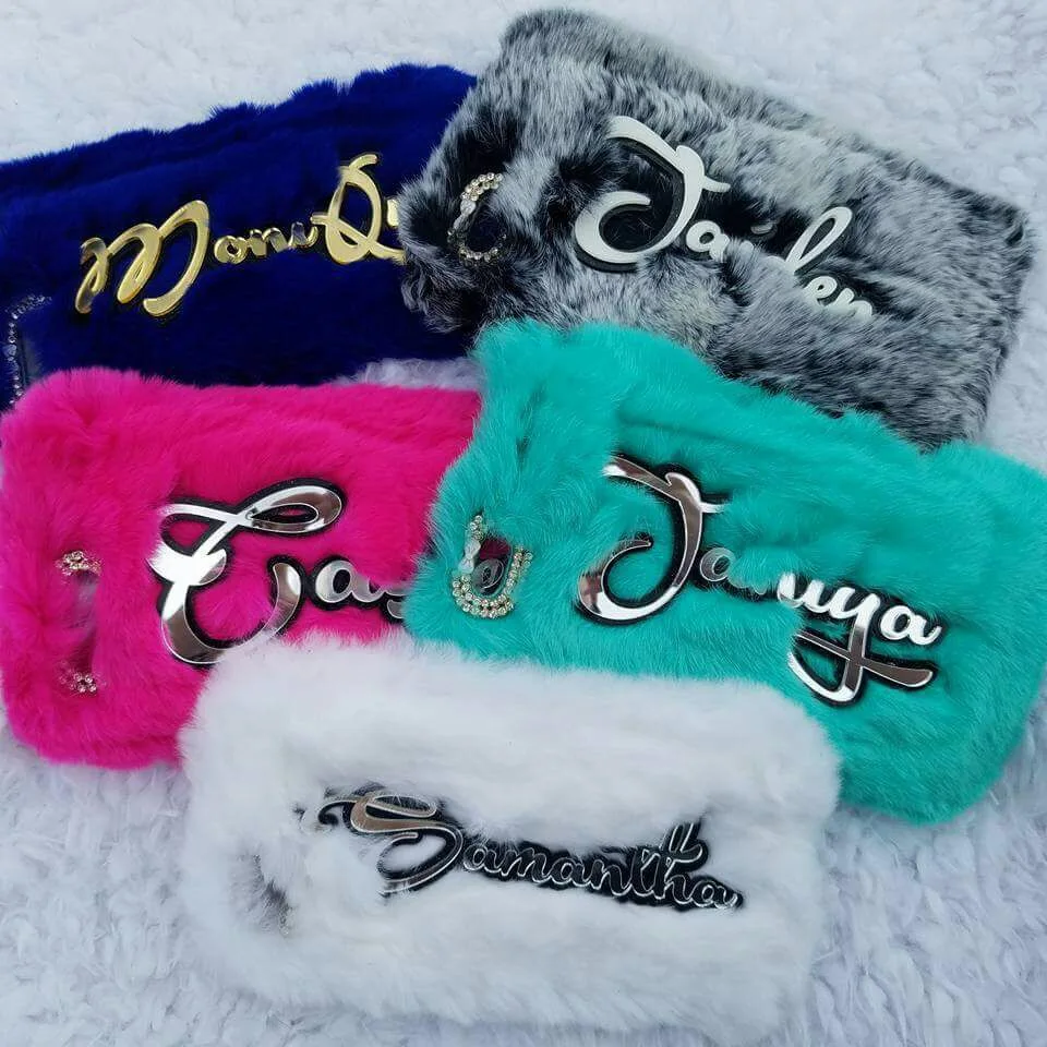 imágenes para Para el iphone 5 5S SE 6 6 S 7 PLUS de Lujo Lindo moda diamante Exclusivo Personalizar Nombre Personal Escuchar Pompón De Piel De Conejo Suave caso imágenes para Para el iphone 5 5S SE 6 6 S 7 PLUS de Lujo Lindo moda diamante Exclusivo Personalizar Nombre Personal Escuchar Pompón De Piel De Conejo Suave caso