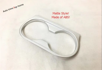 

Yimaautotrims Matte Interior Refit Kit For Mitsubishi Outlander 2013 - 2019 Front Water Cup Holder Panel Cover Trim Accessories