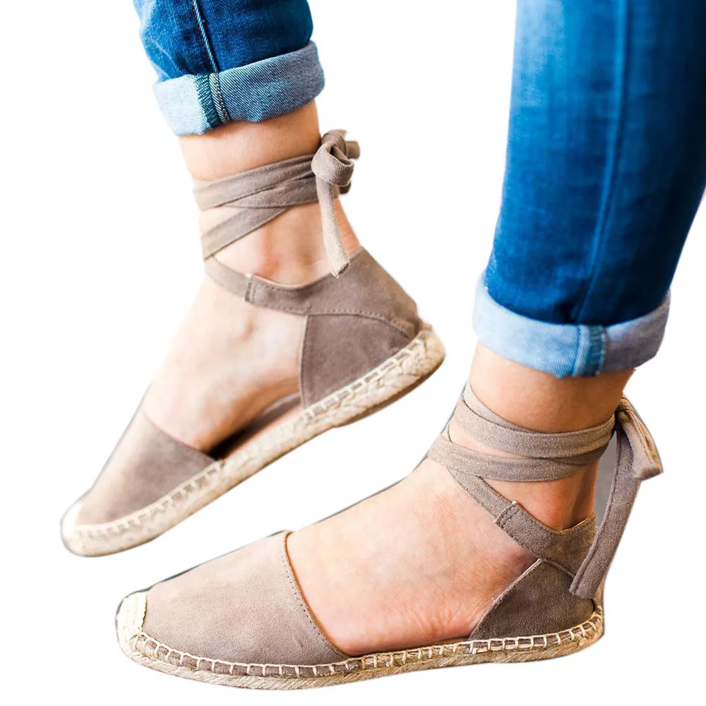 baratas 2018 Férias de Verão Alpercatas Tira No Tornozelo Robusto Sandálias Das Mulheres Sandálias de Plataforma de Moda Rendas até Sapatos de Verão Mulher