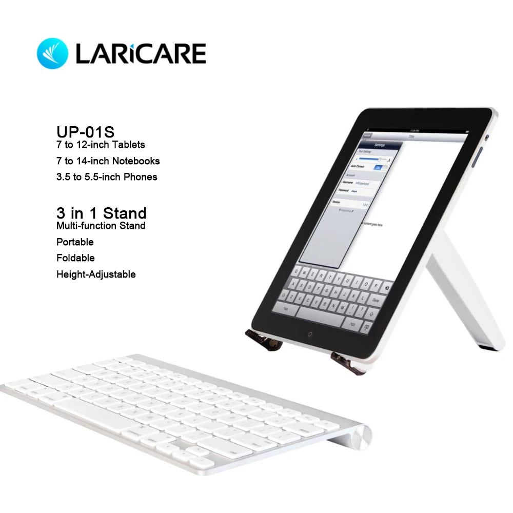  LARICARE Multi-function Laptops/Phones/Tablets Stand Portable And Folding And Adjustable Ergonomic 