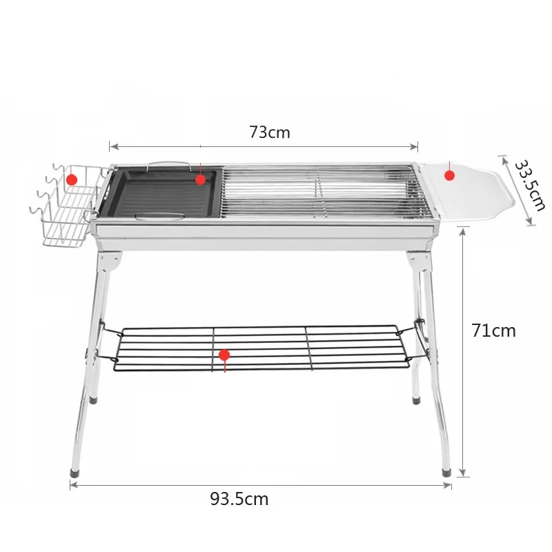 Барбекю решетка для гриля, барбекю Портативный открытый Применение Пикник Применение возраст барбекю инструмент складной мангал гриль складные инструменты