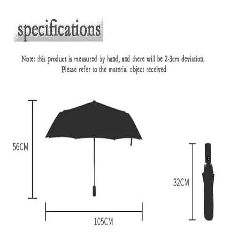 Folding  Umbrella Fully Automatic Umbrella Big Wind Resistance Umbrellas for man and women Black Blue Eight Bone Rain Sun Umbrellas 16