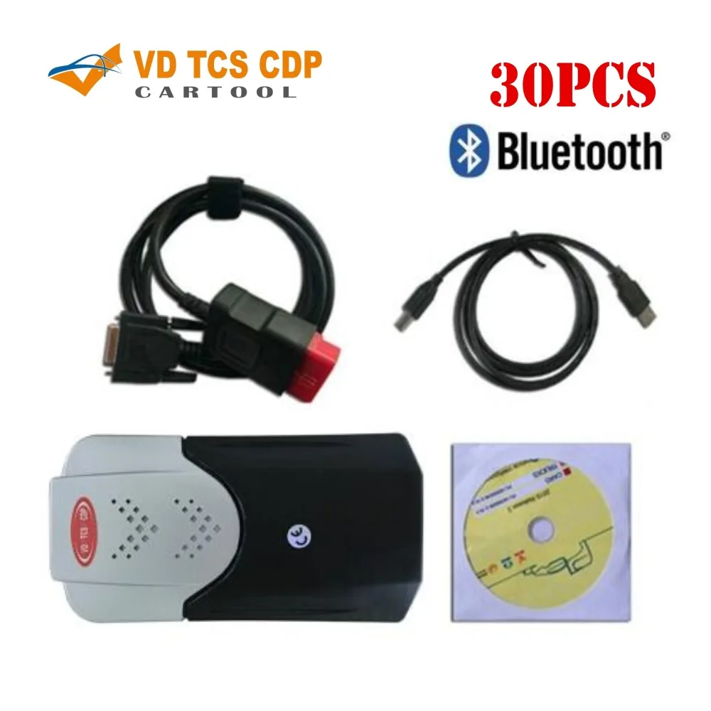 TCS CDP Pro с Nec Реле Bluetooth,00 active автомобильные автомобили OBD2 диагностического сканера для 30 шт