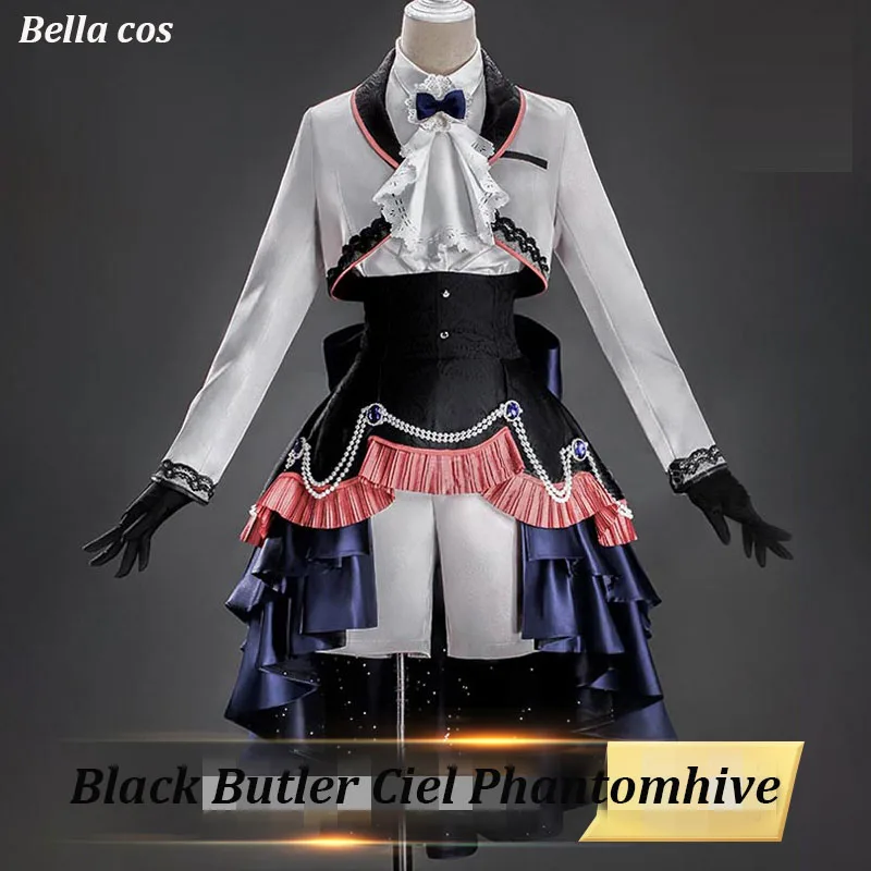 Костюм черного двореца Ciel Phantomhive костюм для косплея Готическая униформа