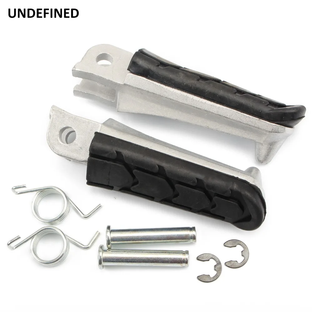 UNDEFINED Black Motorcycle Foot Pegs Front Footpegs Footrest Pedals For Honda CB250 CB600F CBR600F Hornet 250 Hornet 600 NC700