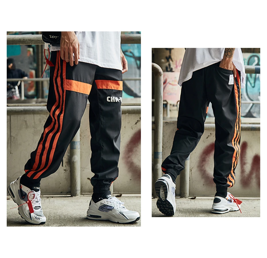 Мужские шаровары джоггеры Sweatpant 2019 Весна для мужчин хип хоп повседневное трек брюки для девочек мужской моды уличные брюки WG123