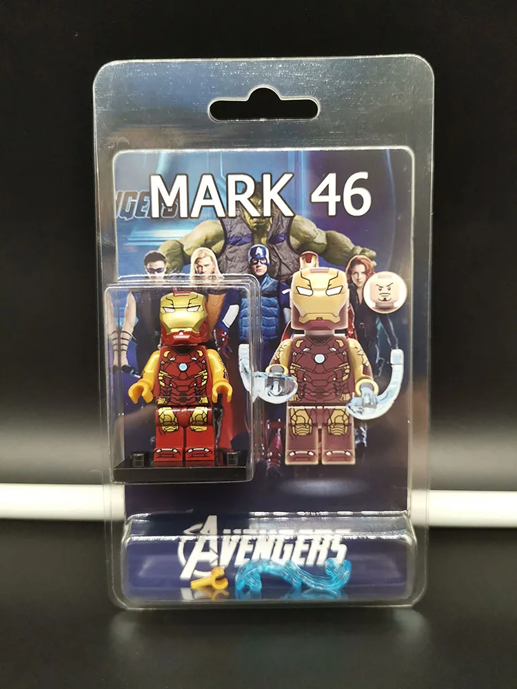 

Single Sale Compatible LegoINGlys Super Heroes Avengers 4 Endgame IRON MAN MARK 46 Building Blocks Toys Boys Brithday Gift