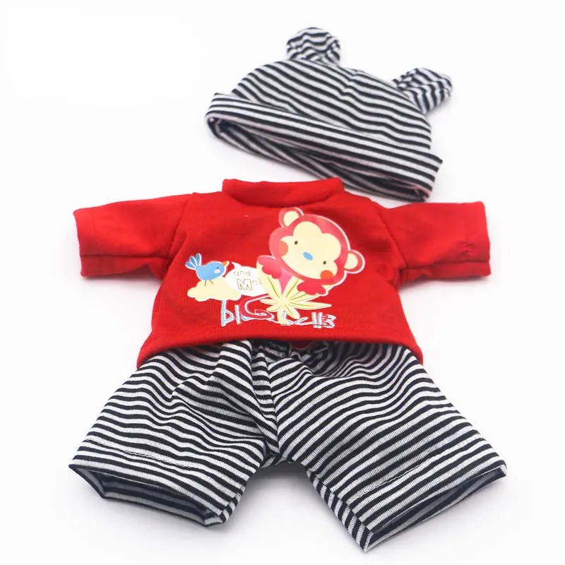  Doll clothes for 30cm born Baby 1/6 doll coat Change a suit Reborn baby cartoon crystal super soft 