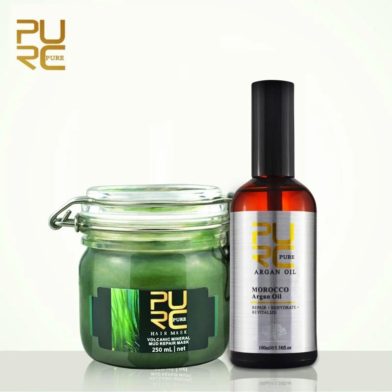 Маска для волос с вулканическим минеральным эффектом 250 мл|hair mask|hair careargan oil |
