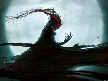 

Dark Demon Blood Monn Fantasy Art Huge Print Poster D3290