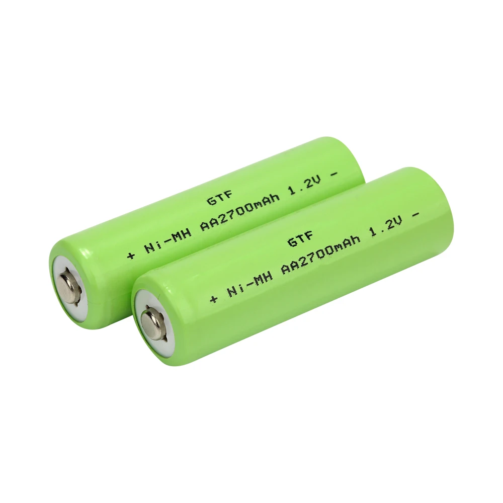 GTF 1,2 V AA перезаряжаемая батарея 2700mah новая Щелочная перезаряжаемая батарея для led светильник игрушка mp3 Прямая поставка