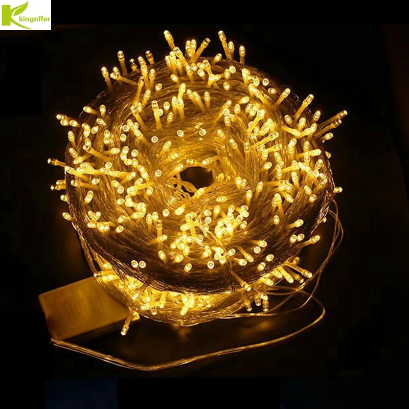 Kingoffer 10M 20M 30M 50M 100M Waterproof Outdoor 110V/220V LED String Light For Christmas Tree New Year Weeding String Lamp