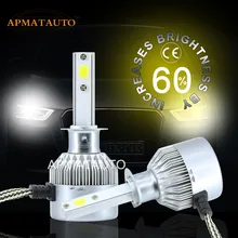 2X White 16000LM LED Headlight Fog Bulb H1 H3 H4 H7 9005 9006 880 881 H27