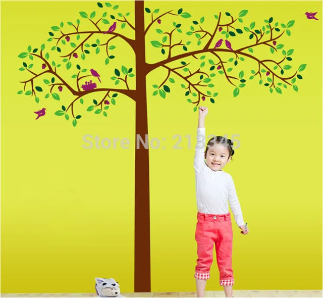 [Fundecor الاحتكار] 2 قطعة/المجموعة جديد مصنع كبير شجرة ملصقات الحائط غرفة المعيشة غرفة نوم جدارية الفن الزخرفية ملصق تجميل المنازل