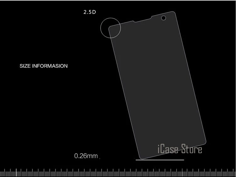 0 26 мм 9H закаленное Стекло для sony Xperia Z (Сони Иксперия З) L36H Z1 Z2 Z3 Z4 Z5 компактный T2 T3 C3