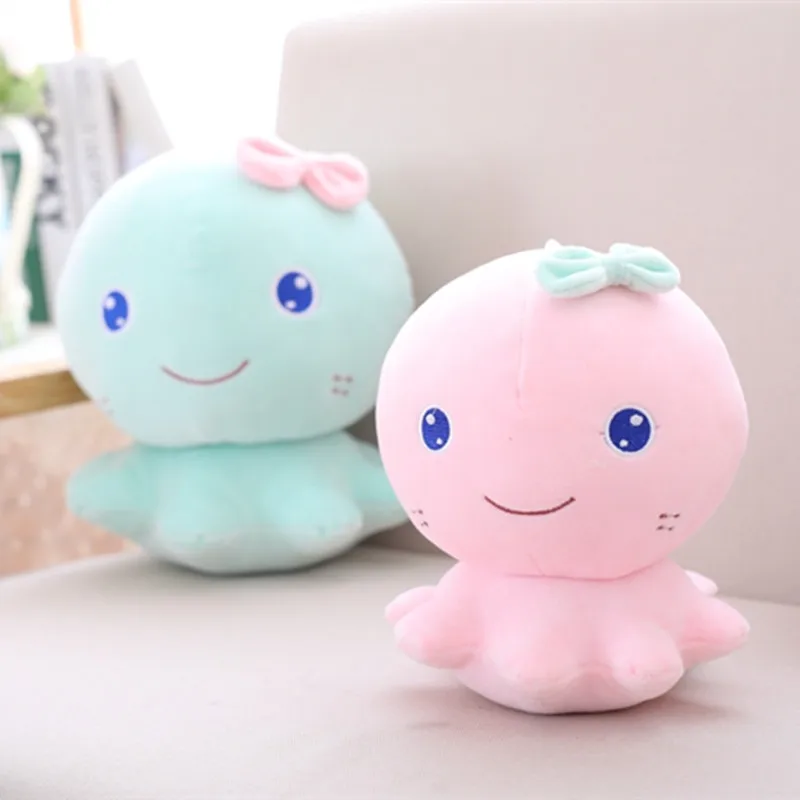 

21cm Cute Pink Blue Octopus Plush Toys Staffed Soft Animal Cartoon Doll for Kids Baby Lovely Birthday Christmas Gift for Girls