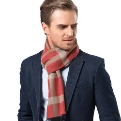 2018 г. осенние и зимние новые возраст бизнес случайный решетки шарф подарок акрила мужской шарф