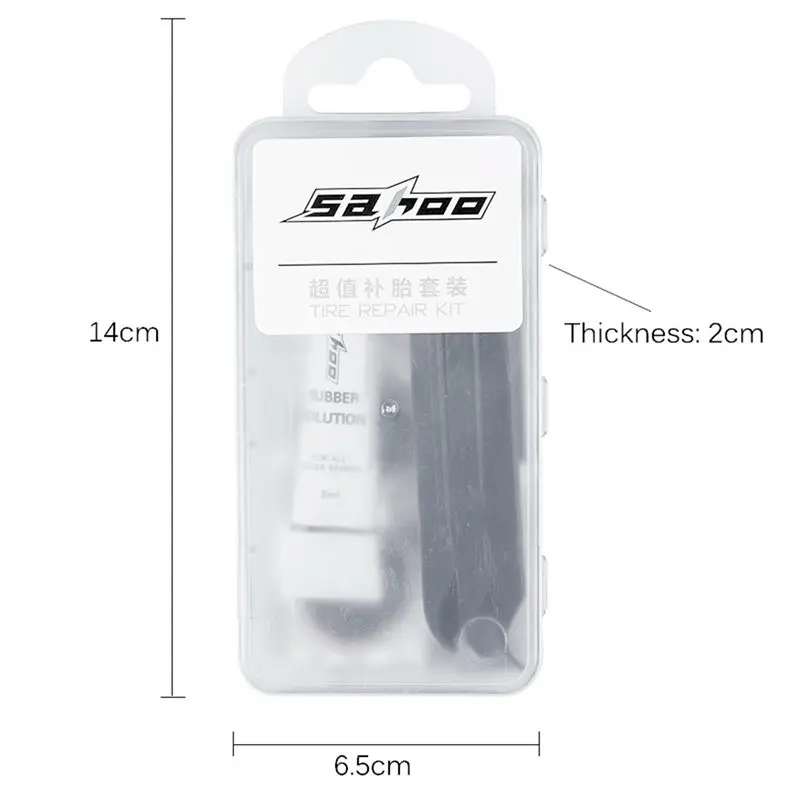 

SAHOO Bicycle Tire Repair Kit Bike Tyre Patch Glue In Box Fix Fetal Problem Maintenance Repair Tool Set Bike Accessories