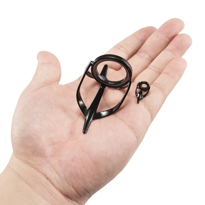 

1 Set Winter Ice Fishing Line Guides Eyes Sets Vintage Oval Fishing Top Rings Fishing Rod Guides Pole Repair Kit