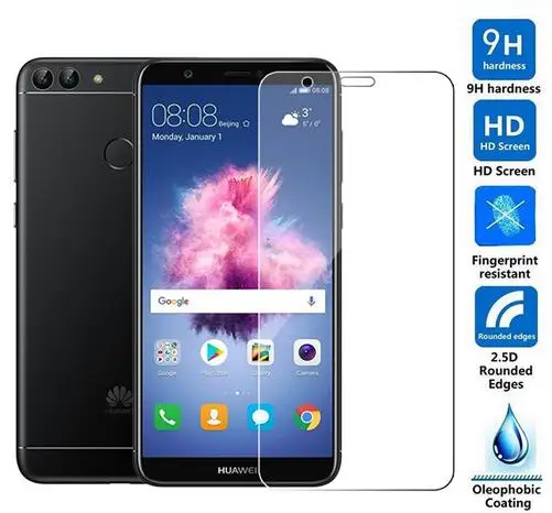 Закаленное стекло 2.5D для Huawei P Smart защитная пленка 9H Взрывозащищенная ЖК-экрана