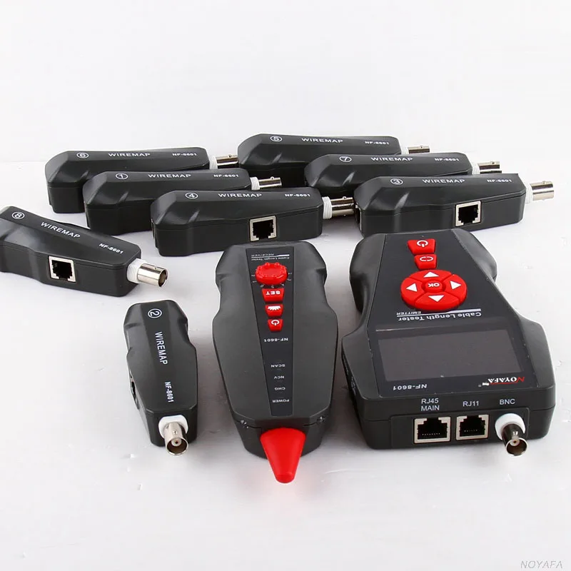 Noyafa NF 8601W LAN Сетевой кабель тестер телефонный провод трекер для PING POE BNC RJ45 RJ11
