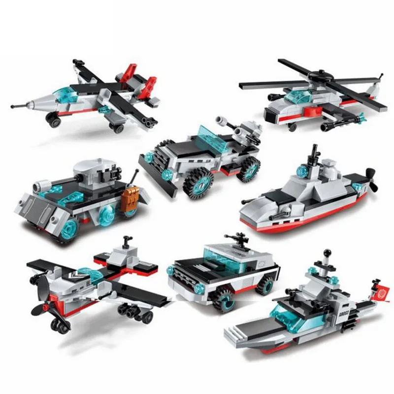 1406 New 643pcs 8 in 1 Arrival Nuclear Power Aircraft Ship DIY Building Blocks Kit Legoings Toys Kids Birthday Christmas Gifts 1406 New 643pcs 8 in 1 Arrival Nuclear Power Aircraft Ship DIY Building Blocks Kit Legoings Toys Kids Birthday Christmas Gifts