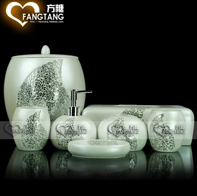 bathroom supplies kit wash set round bathroom seven piece bathroom