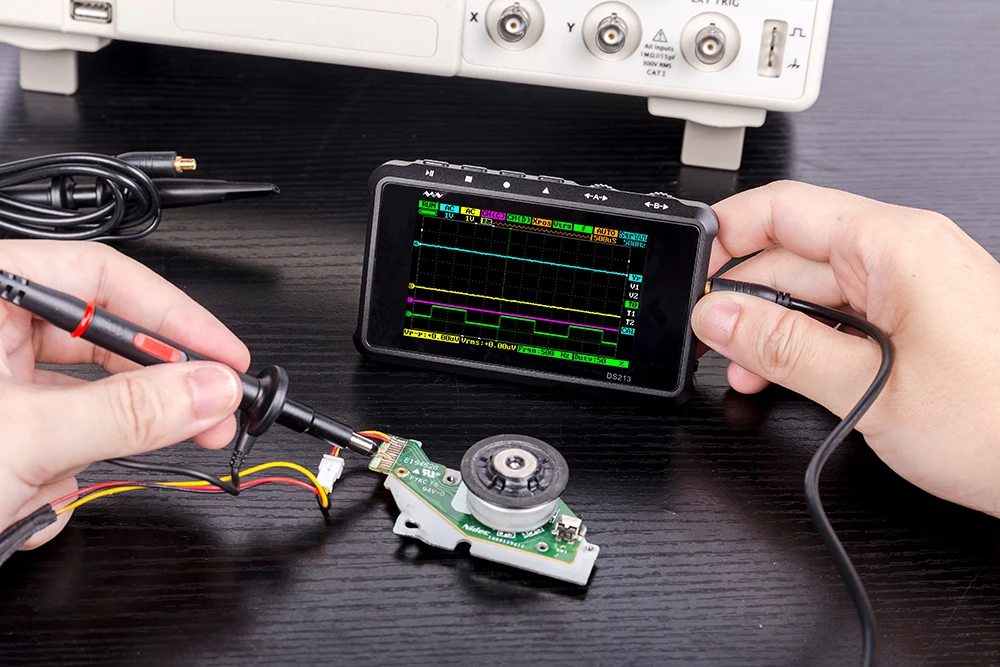 usb osciloscópio de armazenamento de bolso-tamanho osciloscópio