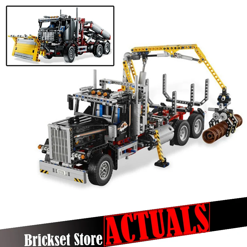 

Lepin 20059 1338Pcs Technic Mechanical Series The Logging Truck Set Children Educational Building Blocks Bricks Toys Model 9397