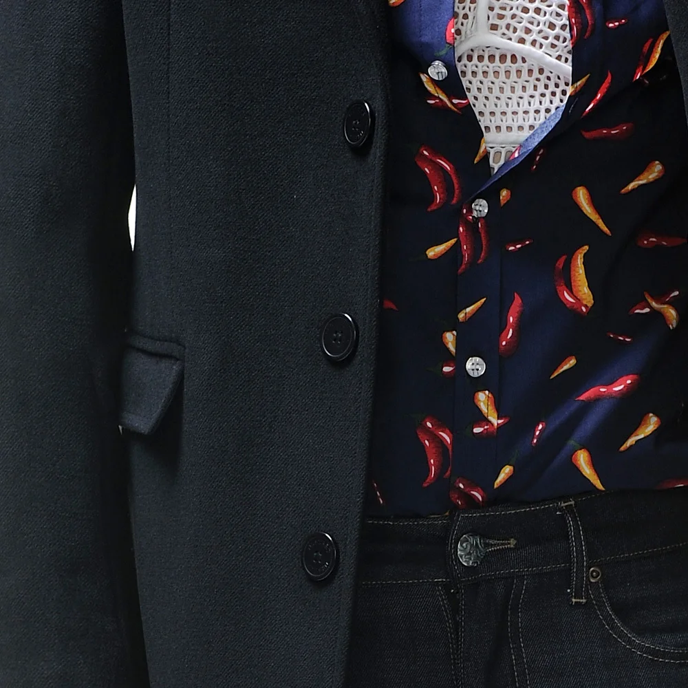 Ursmsrt новинка список однобортный шерстяное пальто улицах Англия мужчины мужской пиджак и длинные участки